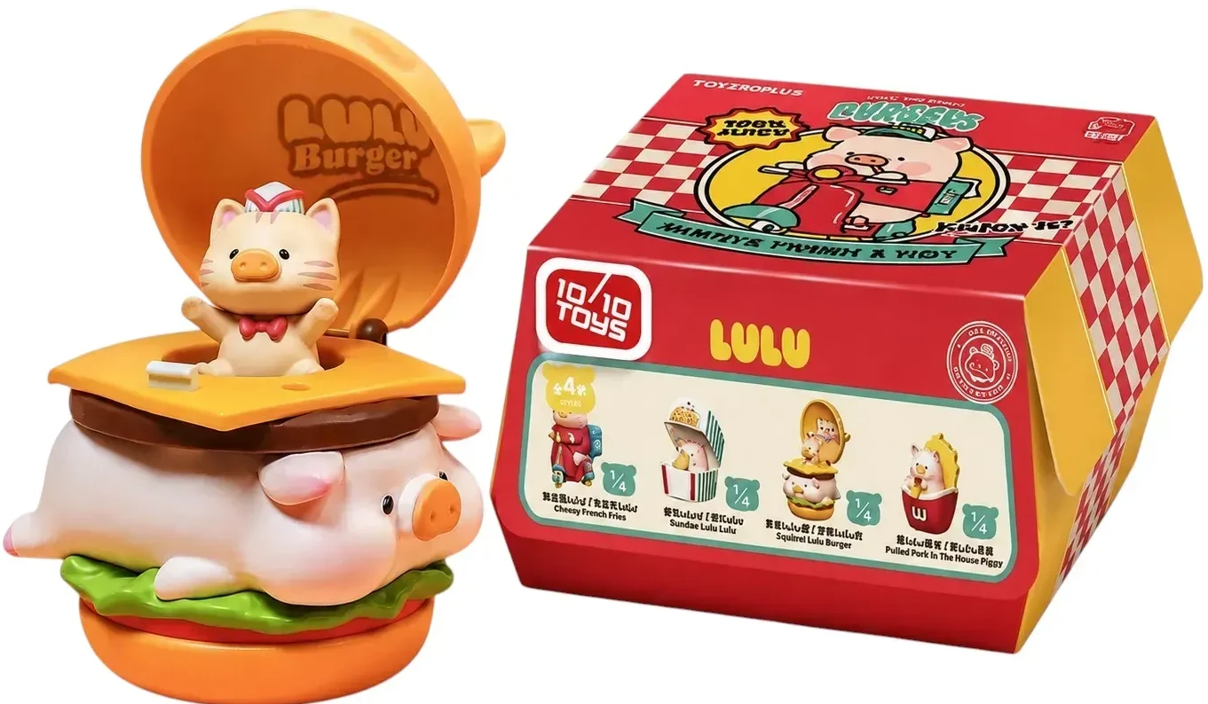 Коллекционная фигурка 10/10 Toys LuLu the Piggy серія Burger Express Movable Series в ассортименте (LULU1310)